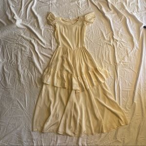 1930s Cream Dress